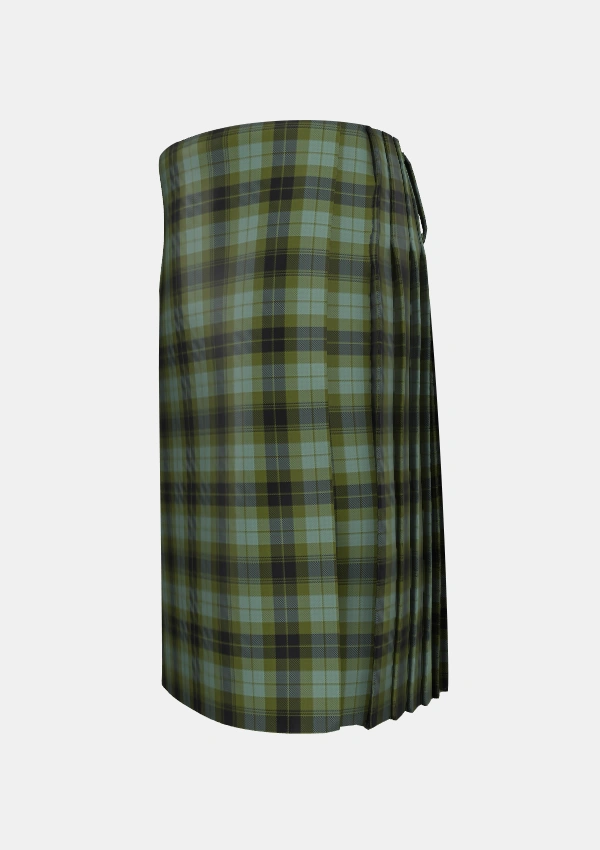 Traditional_MacIver_Family_Personal_Tartan_6087_kilt_left_image_with_pleated_design_and_adjustable_buckles_for_men