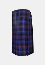 Traditional_MacIver_of_Strome_Tartan_kilt_5810_left_image_with_pleated_design_and_adjustable_buckles_for_men