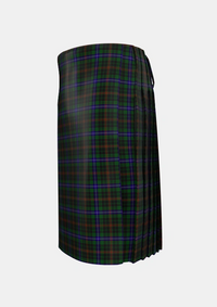 Traditional_MacKean_Hunting_Tartan_985_kilt_left_image_with_pleated_design_and_adjustable_buckles_for_men
