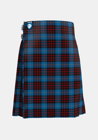 Traditional_MacKean_Tartan_kilt_1442_front_image_with_pleated_design_and_adjustable_buckles_for_men