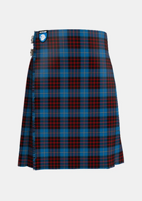 Traditional_MacKean_Tartan_kilt_1442_front_image_with_pleated_design_and_adjustable_buckles_for_men