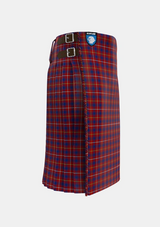 Traditional_MacKeever_Tartan_5939_kilt_right_image_with_pleated_design_and_adjustable_buckles_for_men