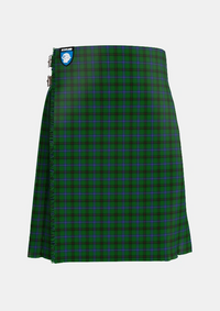 Traditional_MacKendrick_Tartan_3404_kilt_front_image_with_pleated_design_and_adjustable_buckles_for_men
