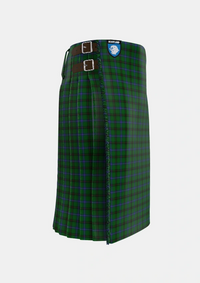 Traditional_MacKendrick_Tartan_3404_kilt_right_image_with_pleated_design_and_adjustable_buckles_for_men