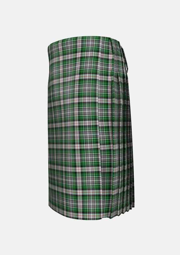 Traditional_MacKenzie_MacGregor_Hastie_Tartan_1687_kilt_left_image_with_pleated_design_and_adjustable_buckles_for_men