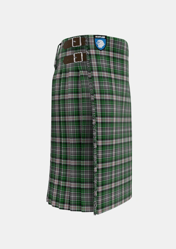 Traditional_MacKenzie_MacGregor_Hastie_Tartan_1687_kilt_right_image_with_pleated_design_and_adjustable_buckles_for_men
