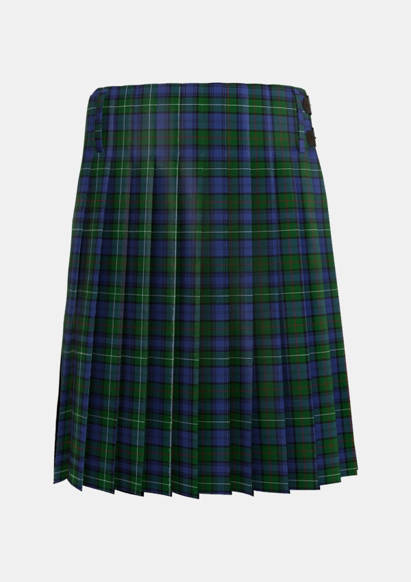 Traditional_MacKenzie_Vestiarium_Scoticum_Tartan_1959_kilt_back_image_with_pleated_design_and_adjustable_buckles_for_men