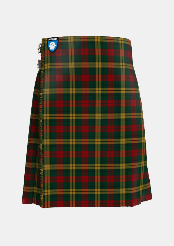 Traditional_MacKillen_Tartan_3422_kilt_front_image_with_pleated_design_and_adjustable_buckles_for_men
