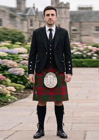 Traditional_MacKillop_Tartan_512_Kilt_and_Argyle_Jacket_Kilt_Outfit_front_image