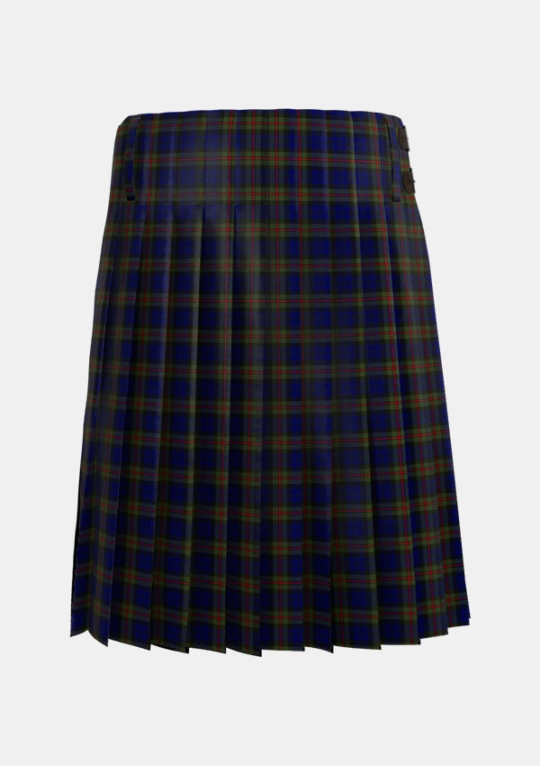 Traditional_MacKinlay_2_Tartan_218_kilt_back_image_with_pleated_design_and_adjustable_buckles_for_men