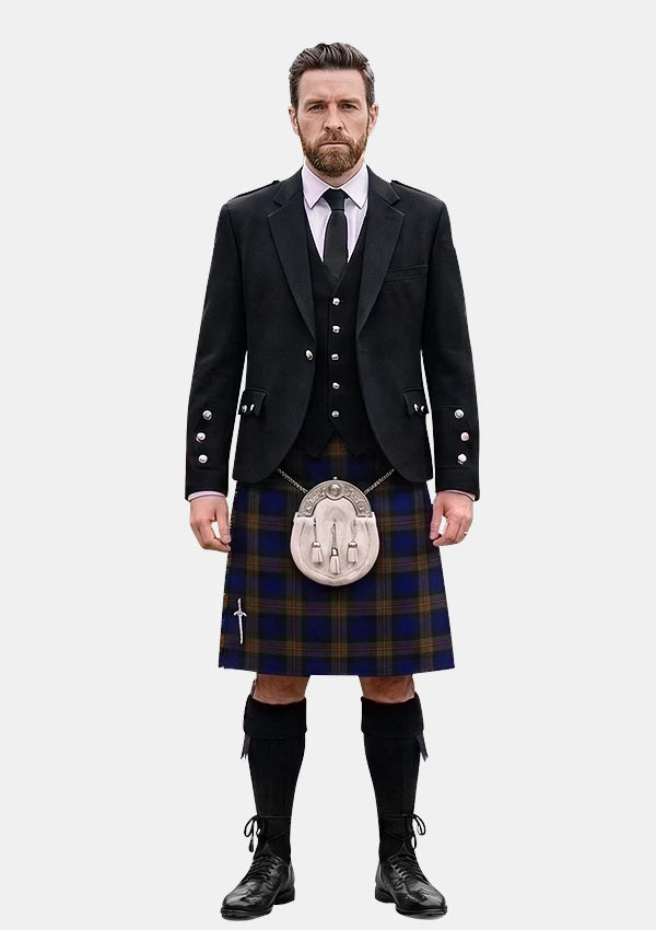 Traditional_MacKinlay_Tartan_218_Kilt_and_Argyle_Jacket_Kilt_Outfits_front_image