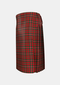 Traditional_MacKinnon_1845_Tartan_1837_kilt_left_image_with_pleated_design_and_adjustable_buckles_for_men