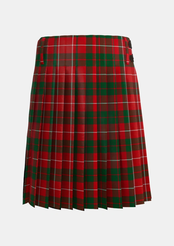 Traditional_MacKinnon_1930_Tartan_1527_kilt_back_image_with_pleated_design_and_adjustable_buckles_for_men