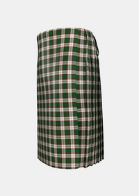 Traditional_MacKinnon_Dress_Tartan_921_kilt_left_image_with_pleated_design_and_adjustable_buckles_for_men
