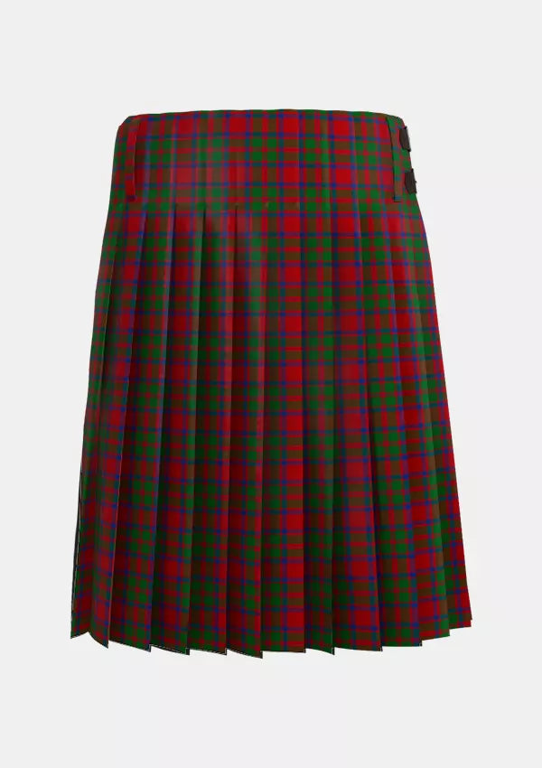 Traditional_MacKintosh_Tartan_521_kilt_back_image_with_pleated_design_and_adjustable_buckles_for_men