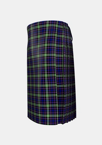 Traditional_MacKusick_Tartan_2143_kilt_left_image_with_pleated_design_and_adjustable_buckles_for_men
