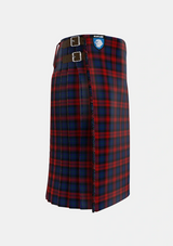 Traditional_MacLachlan_Two_Tartan_732_kilt_right_image_with_pleated_design_and_adjustable_buckles_for_men
