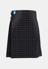 Traditional_MacLaine_of_Lochbuie_Hunting_Tartan_491_kilt_front_image_with_pleated_design_and_adjustable_buckles_for_men