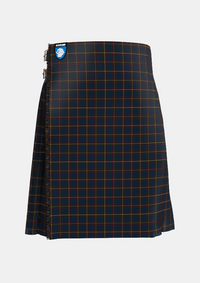 Traditional_MacLaine_of_Lochbuie_Hunting_Tartan_491_kilt_front_image_with_pleated_design_and_adjustable_buckles_for_men