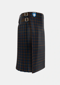 Traditional_MacLaine_of_Lochbuie_Hunting_Tartan_491_kilt_right_image_with_pleated_design_and_adjustable_buckles_for_men