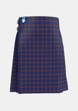 Traditional_MacLaine_of_Lochbuie_Tartan_kilt_487_front_image_with_pleated_design_and_adjustable_buckles_for_men