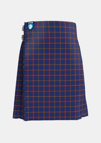 Traditional_MacLaine_of_Lochbuie_Tartan_kilt_487_front_image_with_pleated_design_and_adjustable_buckles_for_men