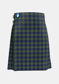 Traditional_MacLaren_2_Tartan_342_kilt_front_image_with_pleated_design_and_adjustable_buckles_for_men