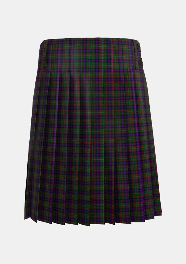 Traditional_MacLaren_Regent_Tartan_343_kilt_back_image_with_pleated_design_and_adjustable_buckles_for_men