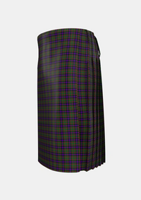 Traditional_MacLaren_Regent_Tartan_343_kilt_left_image_with_pleated_design_and_adjustable_buckles_for_men