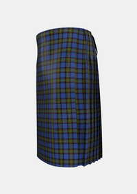 Traditional_MacLaurin_of_Brioch_Tartan_344_kilt_left_image_with_pleated_design_and_adjustable_buckles_for_men
