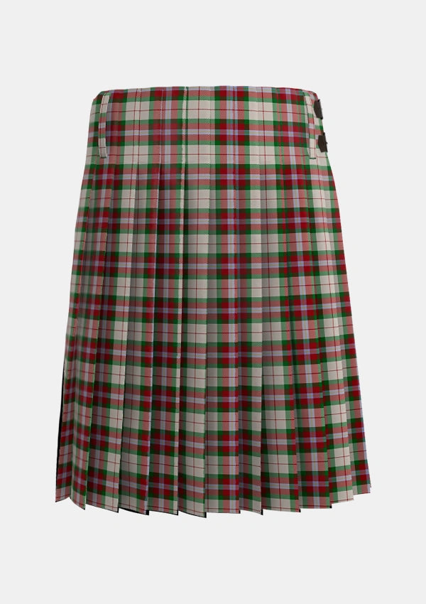 Traditional_MacLean_Dress_Tartan_1686_kilt_back_image_with_pleated_design_and_adjustable_buckles_for_men