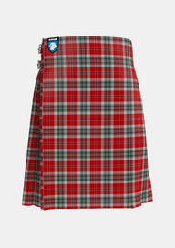 Traditional_MacLean_of_Duart_Dress_2_Tartan_1210_kilt_front_image_with_pleated_design_and_adjustable_buckles_for_men