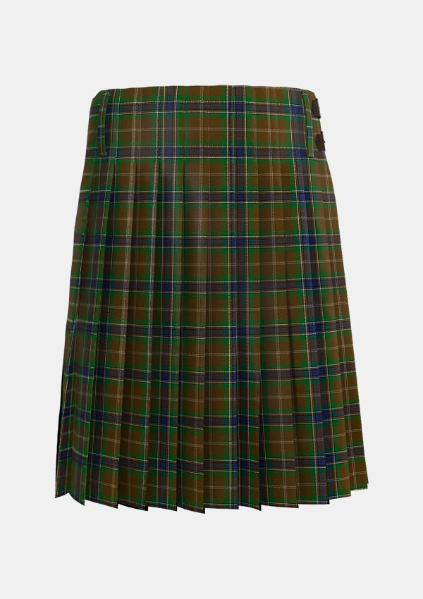 Traditional_MacLean_of_Kingairloch_Personal_Tartan_61_kilt_back_image_with_pleated_design_and_adjustable_buckles_for_men