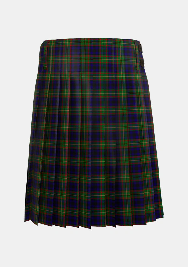 Traditional_MacLeish_Tartan_5689_kilt_back_image_with_pleated_design_and_adjustable_buckles_for_men