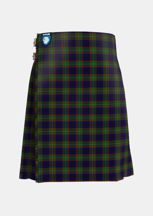 Traditional_MacLeish_Tartan_5689_kilt_front_image_with_pleated_design_and_adjustable_buckles_for_men