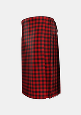 Traditional_MacLeod_1906_Black_Red_Tartan_1591_kilt_left_image_with_pleated_design_and_adjustable_buckles_for_men