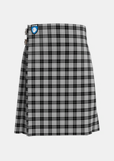 Traditional_MacLeod_1906_Black_White_Tartan_1828_kilt_front_image_with_pleated_design_and_adjustable_buckles_for_men
