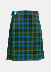 Traditional_MacLeod_Green_Tartan_1583_kilt_front_image_with_pleated_design_and_adjustable_buckles_for_men