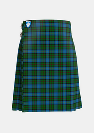 Traditional_MacLeod_of_Assynt_Tartan_1582_kilt_front_image_with_pleated_design_and_adjustable_buckles_for_men
