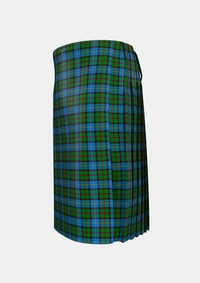 Traditional_MacLeod_of_Assynt_Tartan_1582_kilt_left_image_with_pleated_design_and_adjustable_buckles_for_men