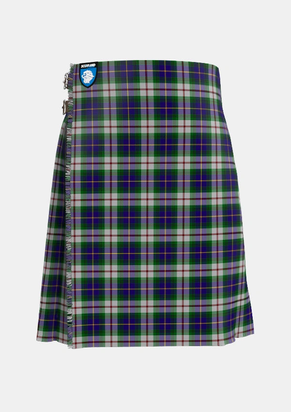 Traditional_MacLeod_of_California_Tartan_1623_kilt_front_image_with_pleated_design_and_adjustable_buckles_for_men