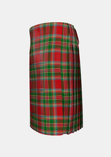 Traditional_MacLeod_of_Gesto_1_Tartan_1258_kilt_left_image_with_pleated_design_and_adjustable_buckles_for_men