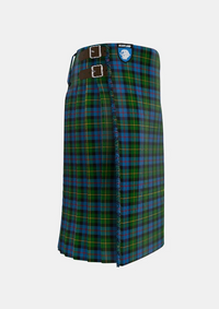 Traditional_MacLeod_of_Skye_Tartan_kilt_263_right_image_with_pleated_design_and_adjustable_buckles_for_men