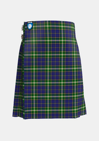 Traditional_MacManus_Tartan_kilt_6753_front_image_with_pleated_design_and_adjustable_buckles_for_men