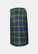 Traditional_MacManus_Tartan_kilt_6753_left_image_with_pleated_design_and_adjustable_buckles_for_men