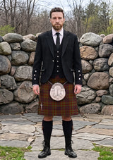 Traditional_MacMaster_Tartan_3492_Kilt_and_Argyle_Jacket_Kilt_Outfit_front_image