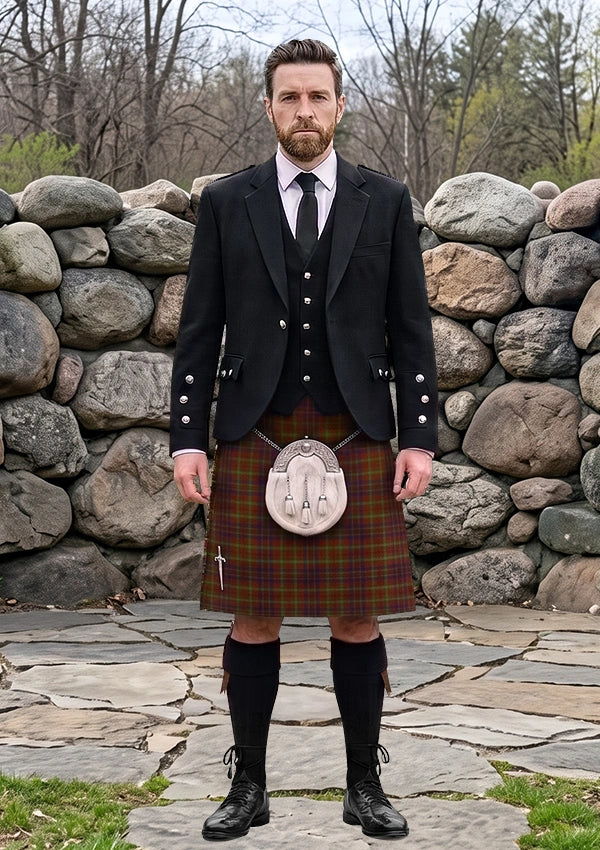Traditional_MacMaster_Tartan_3492_Kilt_and_Argyle_Jacket_Kilt_Outfit_front_image