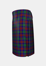 Traditional_MacMichael_Tartan_2063_kilt_left_image_with_pleated_design_and_adjustable_buckles_for_men