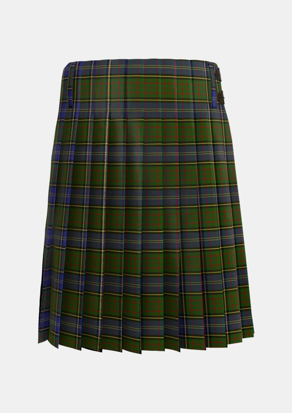 Traditional_MacMillan_Hunting_2_Tartan_668_kilt_back_image_with_pleated_design_and_adjustable_buckles_for_men