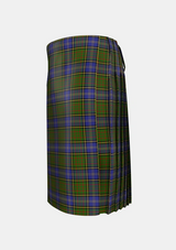Traditional_MacMillan_Hunting_2_Tartan_668_kilt_left_image_with_pleated_design_and_adjustable_buckles_for_men